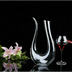 Crystal U-shaped 1500ml Wine Decanter - Transparent