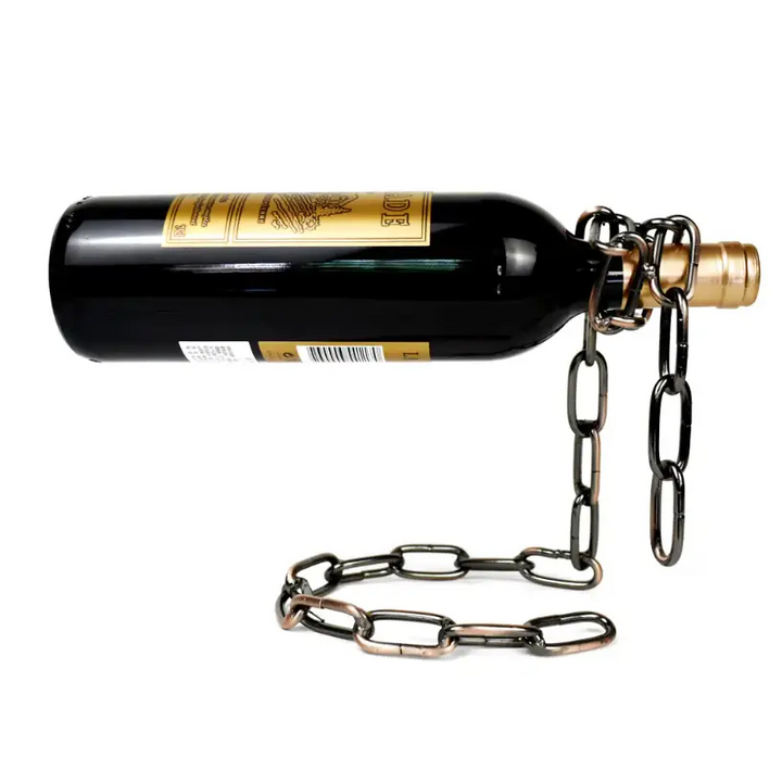 Magic Iron Chain Wine Bottle Holder