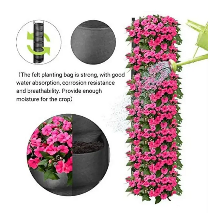 Vertical Hanging Garden Flower Pots
